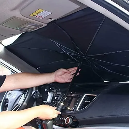 Foldable Car Sunshade Umbrella UV Windshield Cover Heat Insulation Sun Blind Auto Protection Accessories thumbnail 5