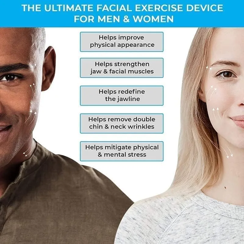 Jawline Exerciser Tool, Double Chin Reducer for Women & Men, Face Fat Reducer, Jawline Shaper, Slim & Tone Face & Neck, Jaw Liner Tool for Men & Women thumbnail 5