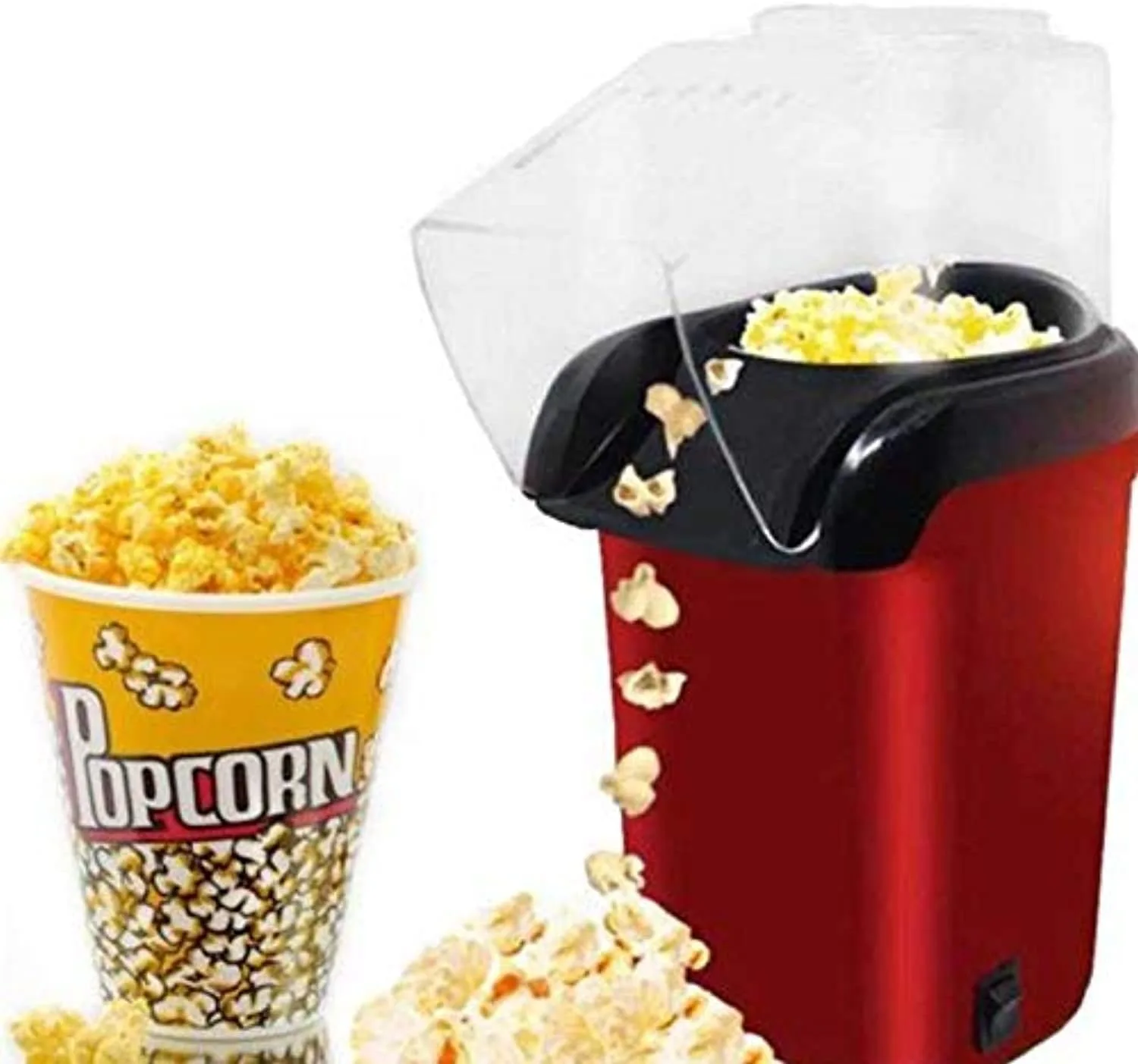 Popcorn Machine Hot air Pop Popper Maker Small Tabletop Home Party Snack thumbnail 3