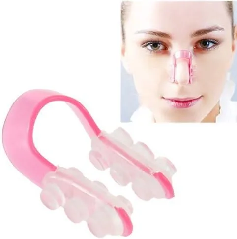 Magic Nose up Nose Shaping Clip Nose Shaper Lifting Bridge Straightening Nose Clipper Pink thumbnail 3