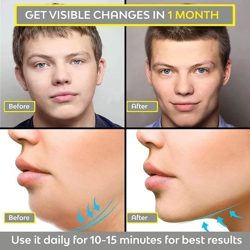 Jawline Exerciser Tool, Double Chin Reducer for Women & Men, Face Fat Reducer, Jawline Shaper, Slim & Tone Face & Neck, Jaw Liner Tool for Men & Women thumbnail 6