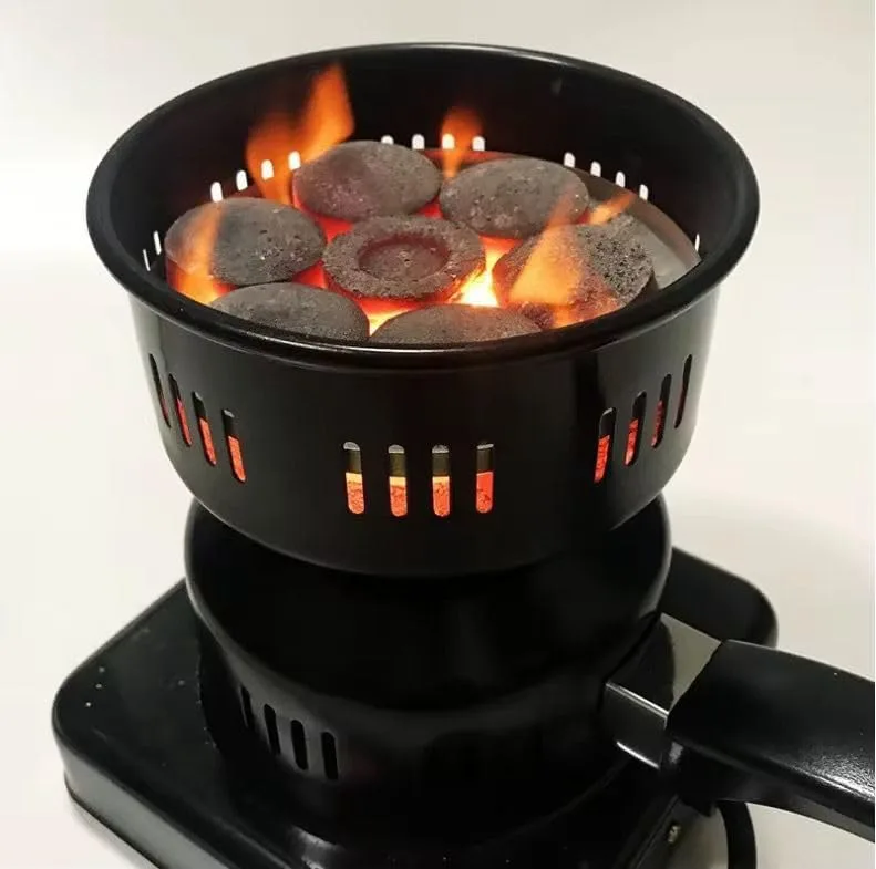 Electric Charcoal Starter Burner, Hookah Shisha Coal Heater, Single Hot Plate with Heat Control. thumbnail 2