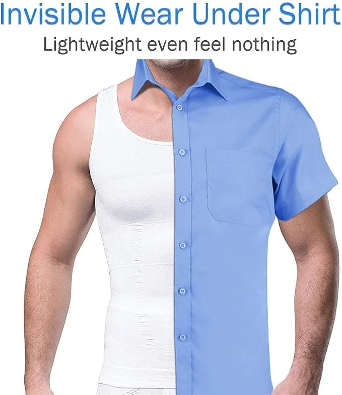 Body Shapewear Slimming Vest for Men thumbnail 3