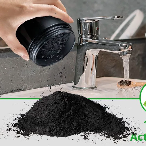Charcoal Powder for Teeth Whitening, Activated Carbon Teeth Cleaning Powder, Natural Toothpaste Alternative, Natural Oral Care Set (30G) thumbnail 2