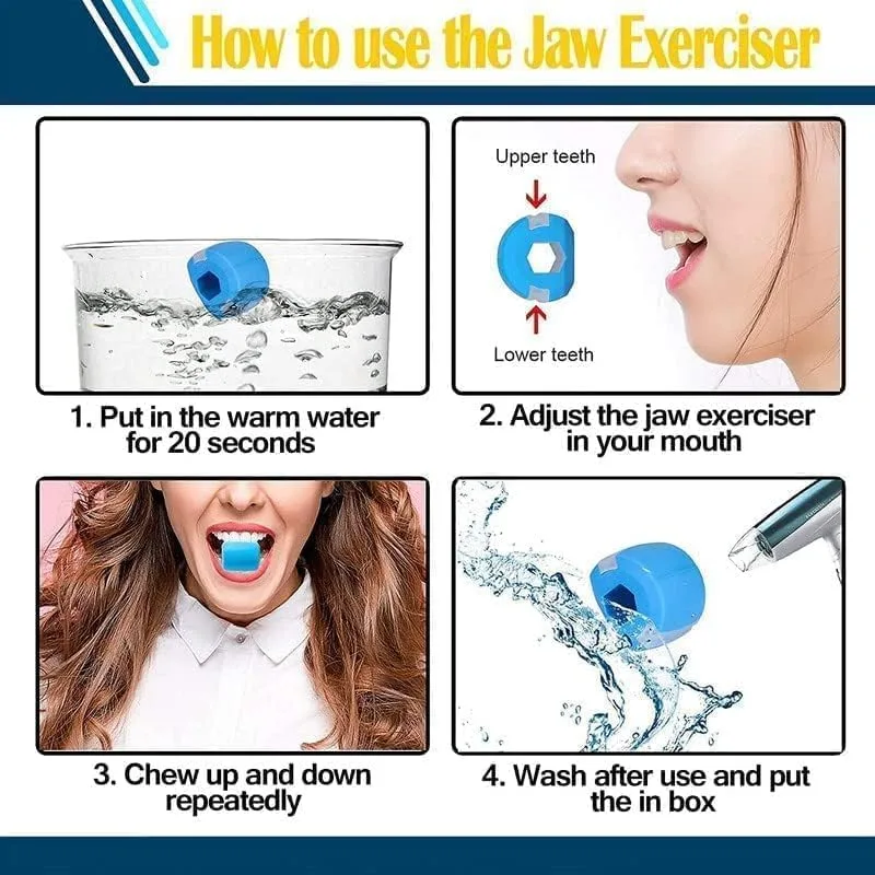 Jawline Exerciser Tool, Double Chin Reducer for Women & Men, Face Fat Reducer, Jawline Shaper, Slim & Tone Face & Neck, Jaw Liner Tool for Men & Women thumbnail 3