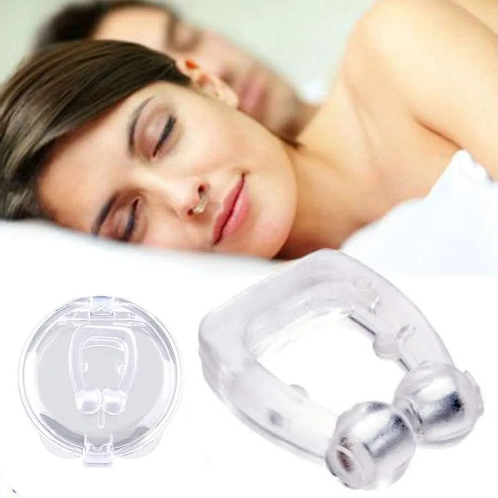 Anti Snoring Devices Snoring Solution,Silicone Magnetic Anti Snore Nose Clip, Professional Sleeping Aid Relieve Snore thumbnail 2