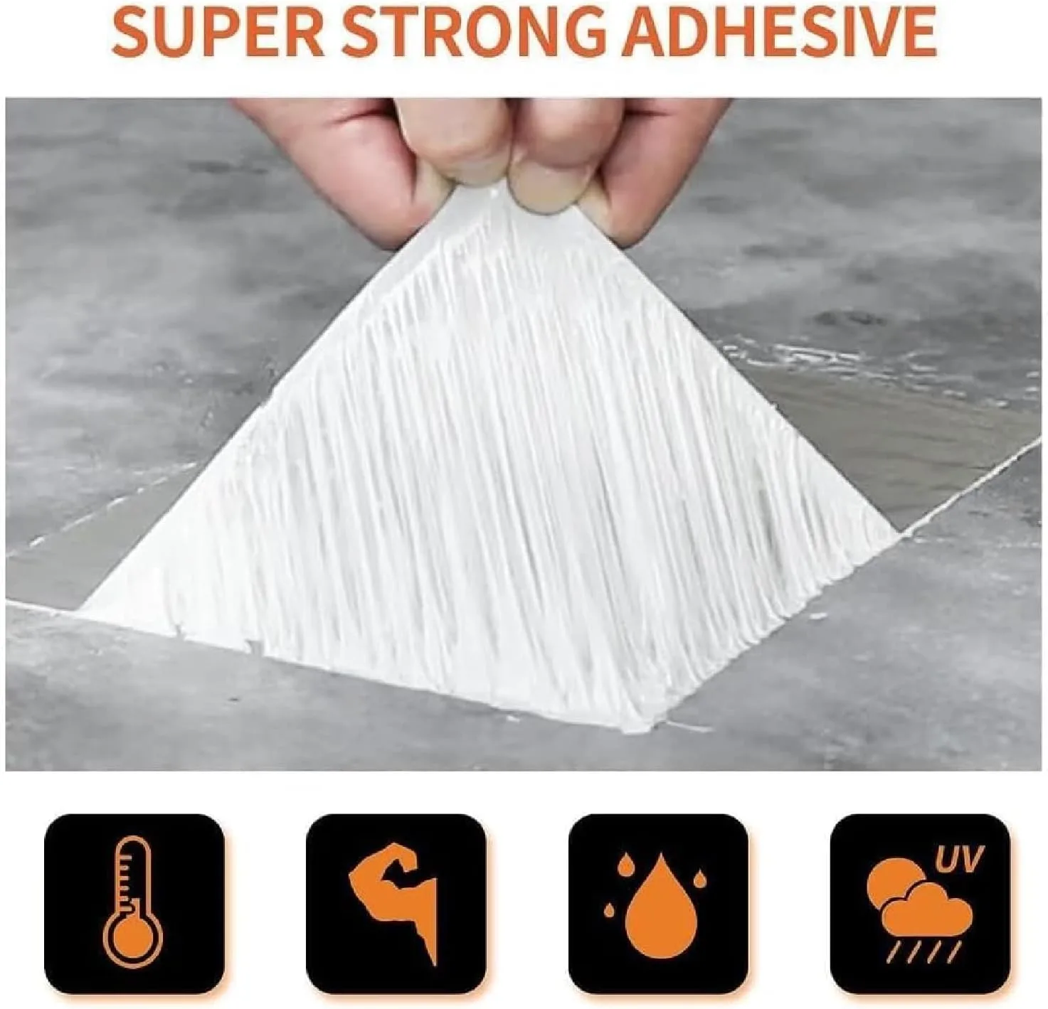 Waterproof Tape for Roof, Sunroom, and Color Steel Window Leakage Repair – High Polymer Butyl Rubber Sealant for Superior Durability, Leak Prevention, and Long-Lasting Protection thumbnail 3