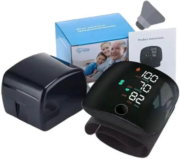 Digital Fitness Tracker, Rechargeable Electronic Wrist Band with Clear Display, for Home, Travel, Office