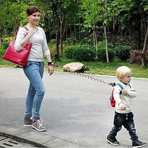 Baby Kids Safety Anti Lost Wrist Link Rope Walking Hand Belt 150 cm Orange Color thumbnail 4