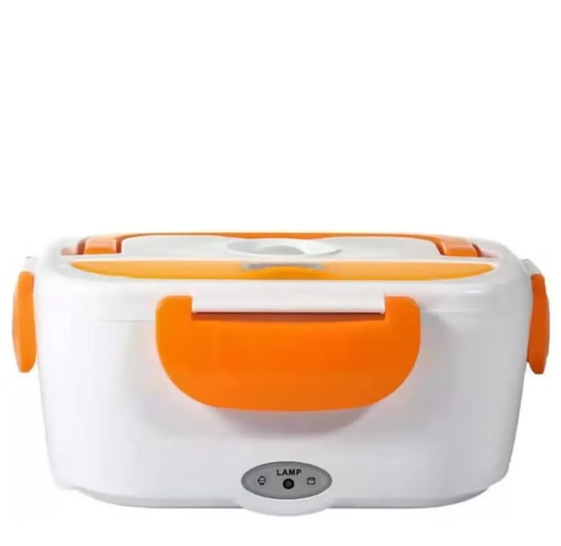Electric Lunch Box Food Heater,12V&110V&220V 2-in-1 Portable Food Warmer Lunch Box for Car and Home, 304 Stainless Steel Containers Spoon