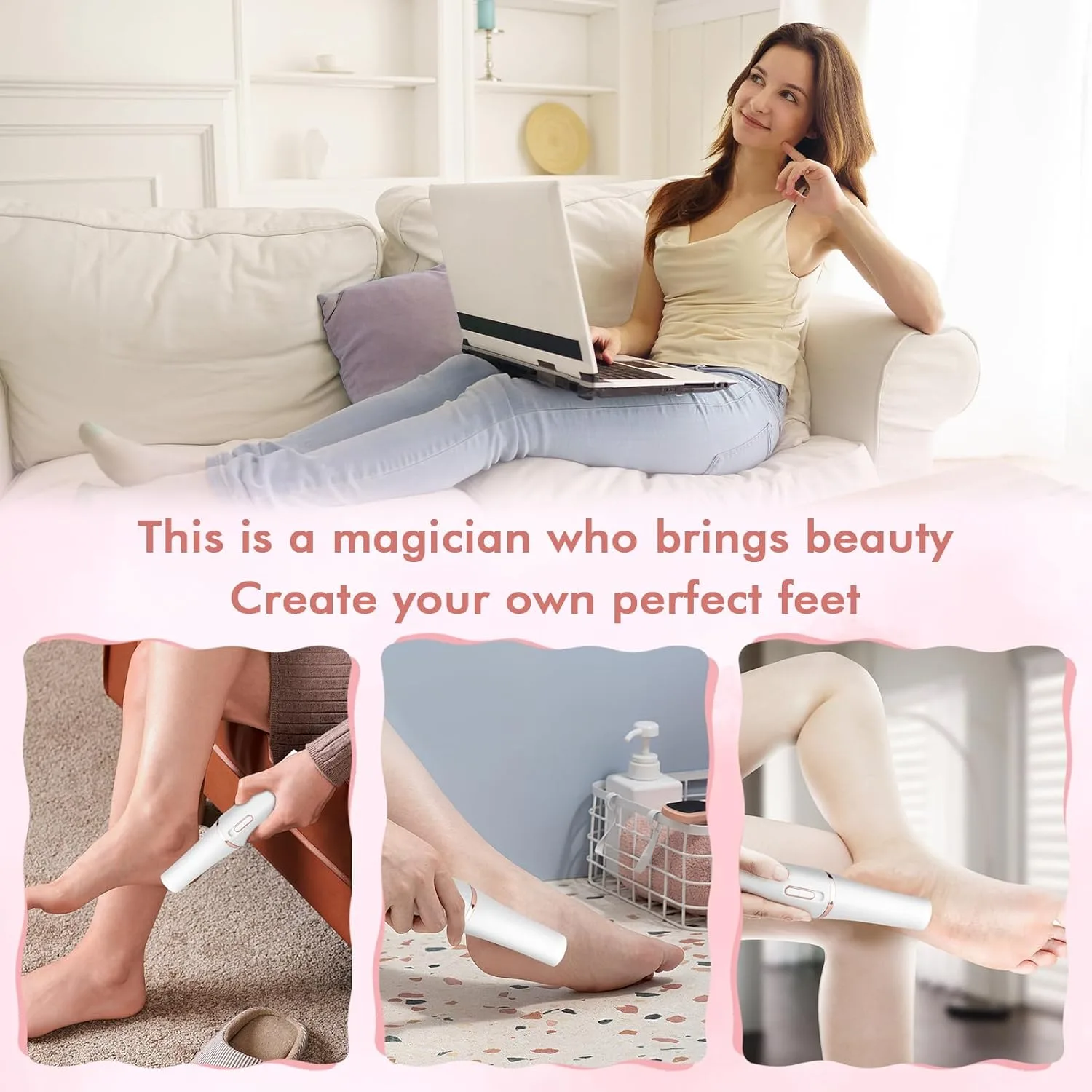Electric Callus Remover for Feet, Electric Grinder for Foot File and Nail,Electronic Tool File and Callus Remover thumbnail 2