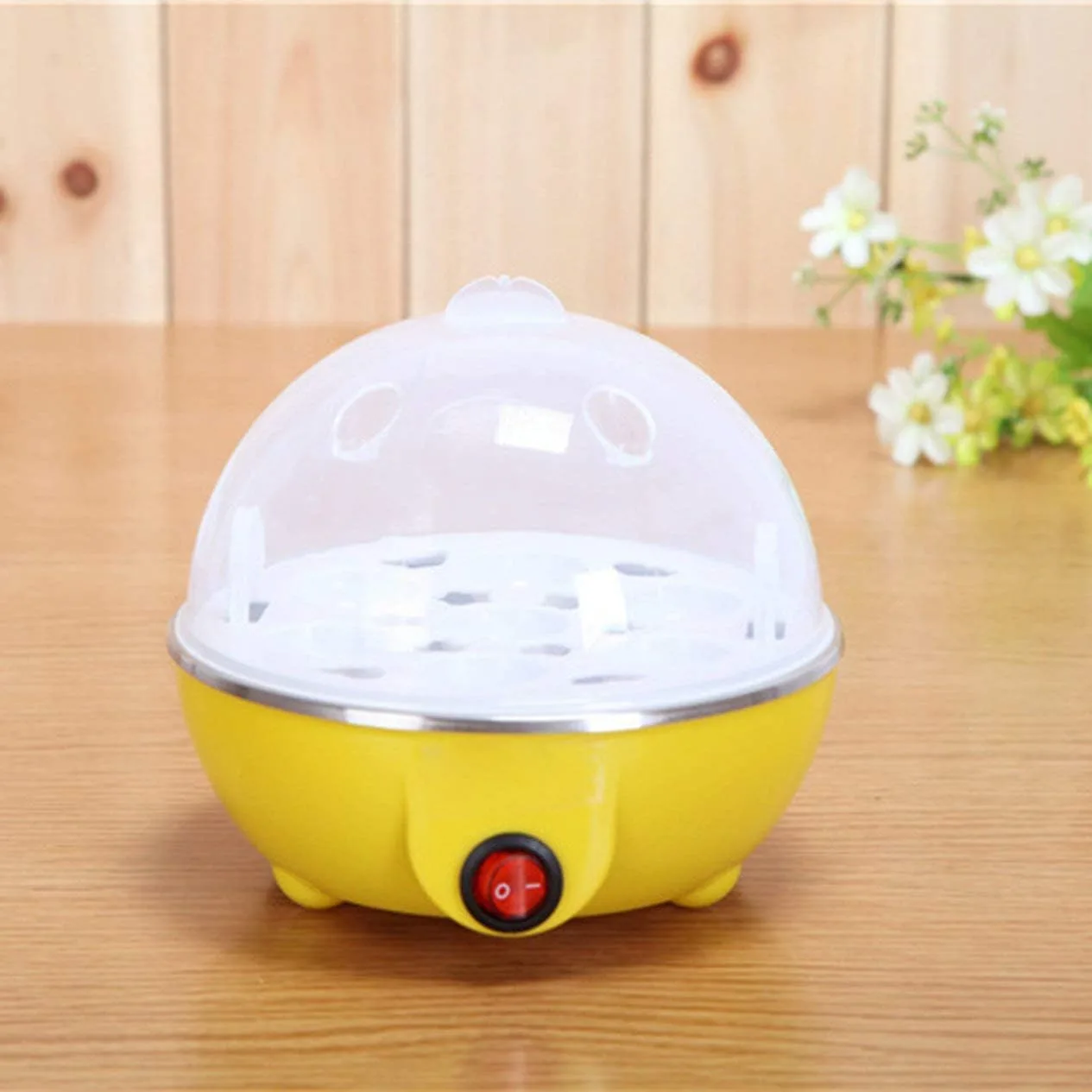 Multi-function Electric Egg Cooker 7 Eggs Capacity Auto-off Fast Egg Boiler Steamer Cooking Tools Kitchen Tools thumbnail 4