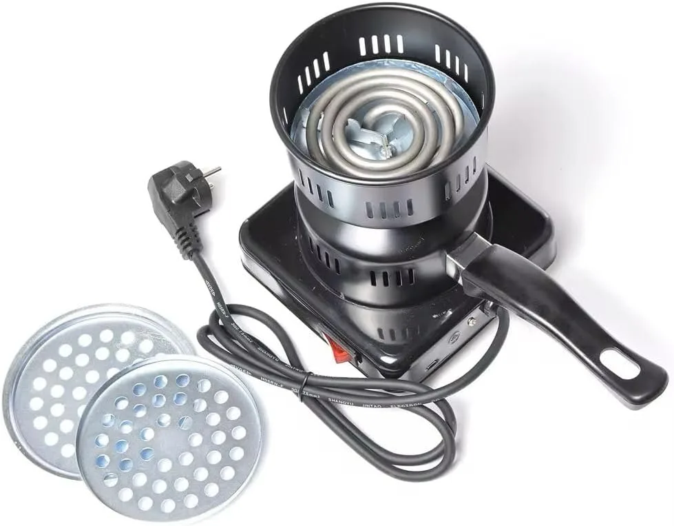 Electric Charcoal Starter Burner, Hookah Shisha Coal Heater, Single Hot Plate with Heat Control. thumbnail 3