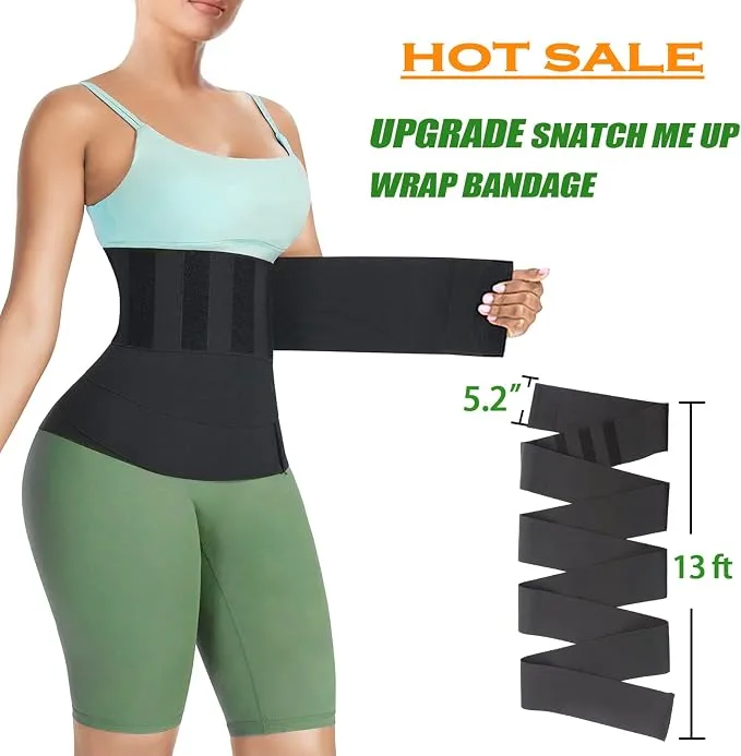 Waist Trainer for Women Me Up Bandage Tummy Wrap Invisible Plus Size Trimmer Belt Slimming er for Weight Loss thumbnail 5