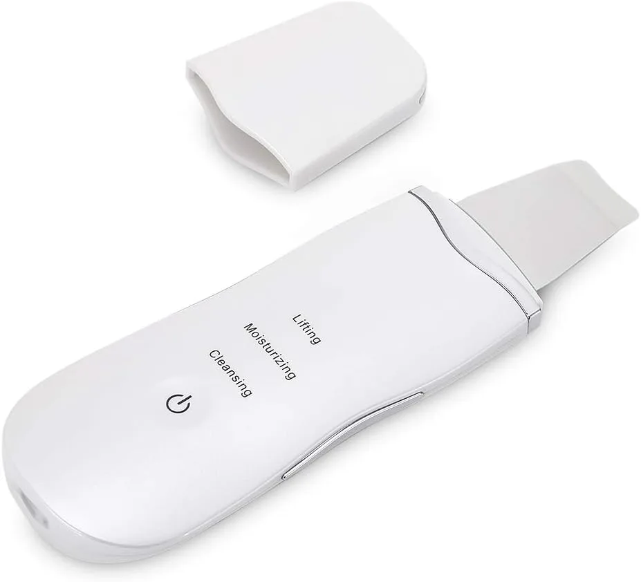 Portable Blackhead Removal Ultrasonic Facial Cleaner Rechargeable Face Skin Scrubber Cleaning Skin Peeling Extractor