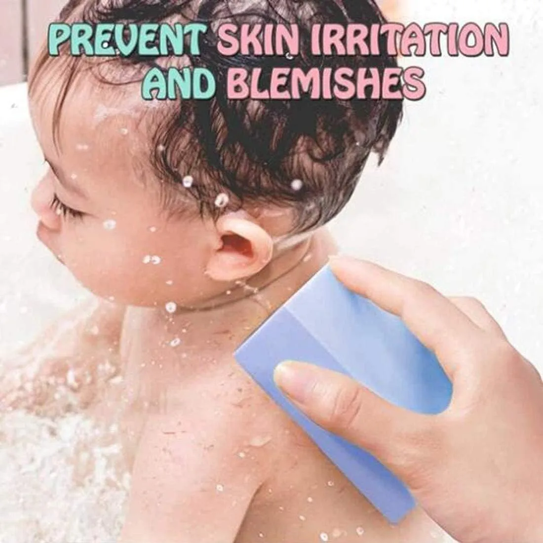 3PCS Ultra Soft Exfoliating Sponge Shower Brush Gentle Exfoliation Improve Skin's Health and Beauty Wet or Dry Brushing Back Scrubber for Shower thumbnail 5