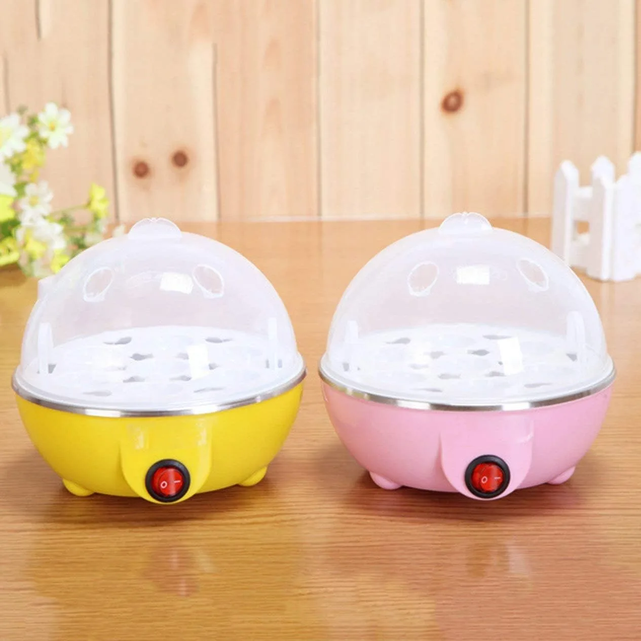 Multi-function Electric Egg Cooker 7 Eggs Capacity Auto-off Fast Egg Boiler Steamer Cooking Tools Kitchen Tools thumbnail 7