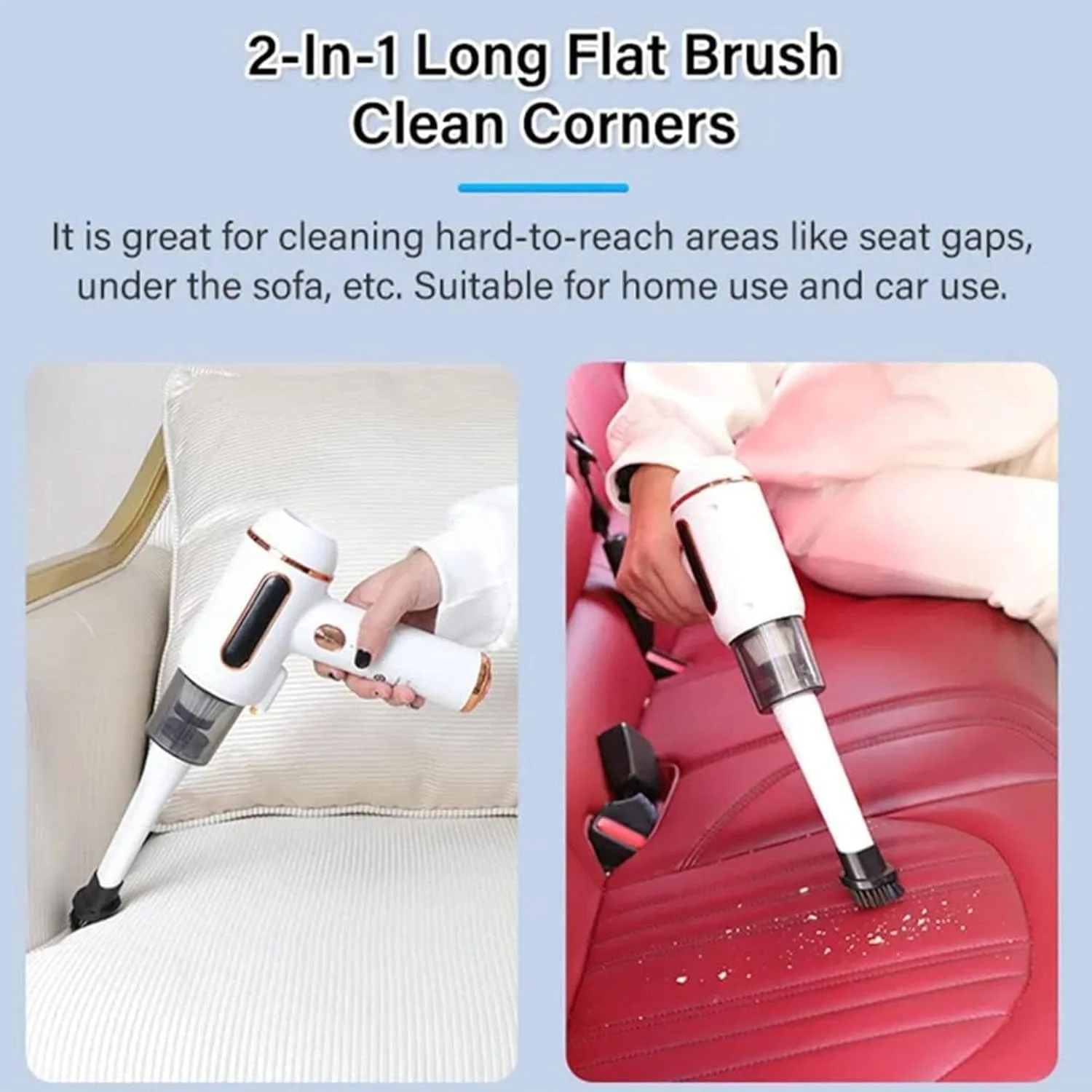 Vacuum Cleaner Mites Removal Instrument,Wireless Handheld Mattress Cleaner hine UV Deep Cleaning 7500Pa Dust Mite Remover for Upholstery & Mattresses thumbnail 5