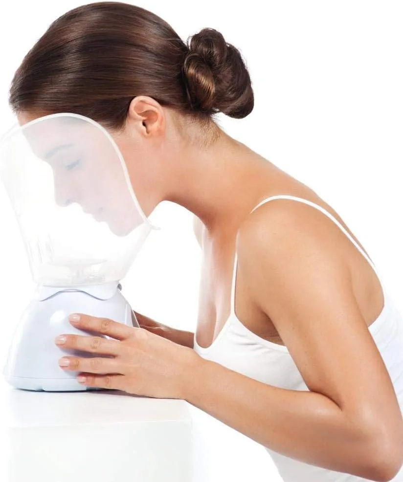 Facial Sauna with Steam Inhaler Face Steamer Unblock Pores & Sinus thumbnail 2
