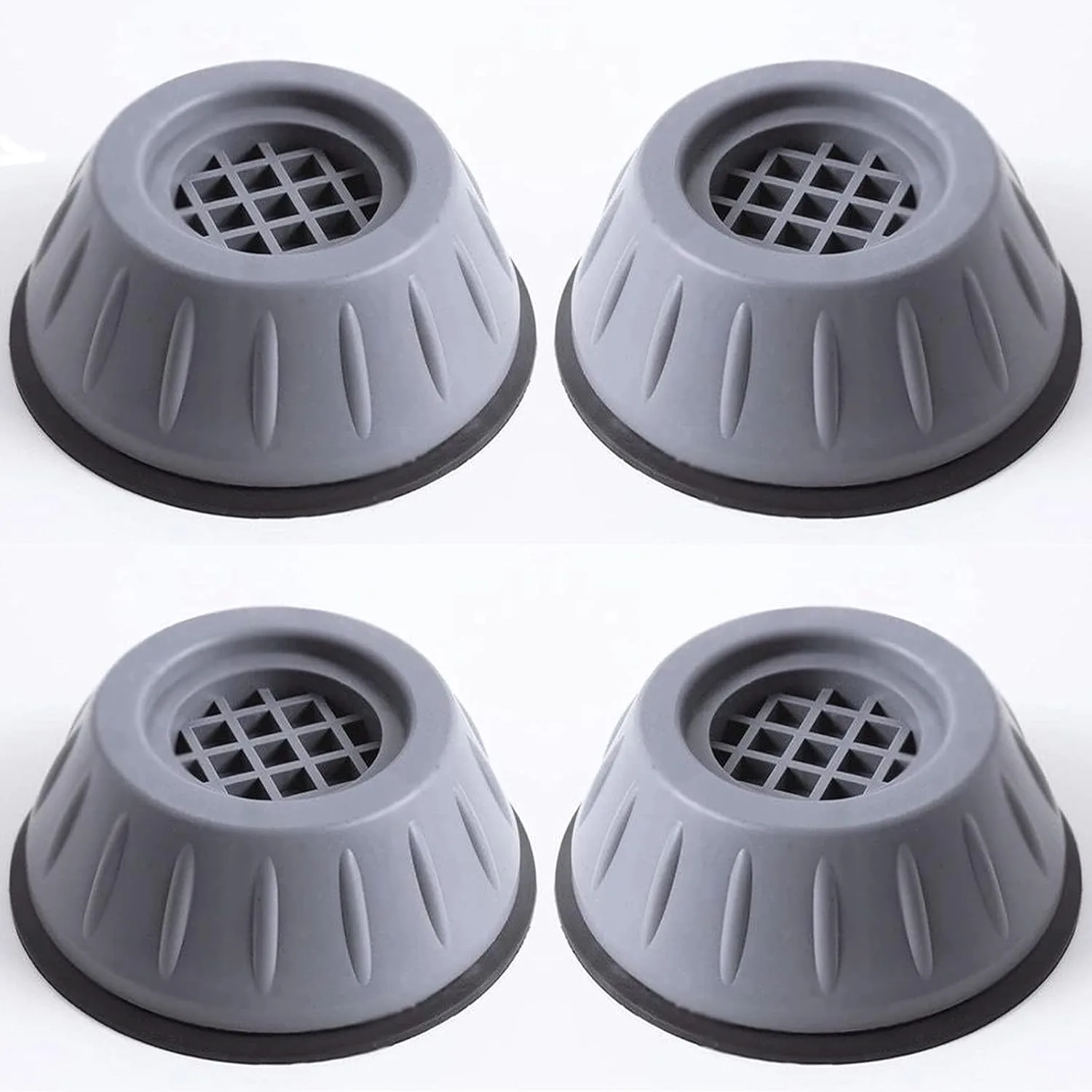 4PCS Washing Machine Foot Pads, Shock and Noise Cancelling Washing Machine Support, Washing Machine Anti Vibrasion Pads, Washing Machine Stabilizer for All Washing Machine