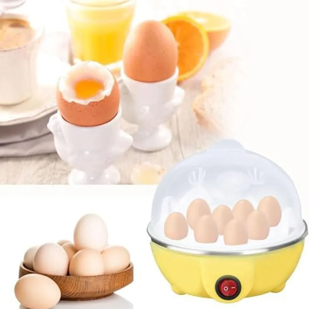 Electric Egg Boiler, 7 Egg Capacity Egg Cooker with Automatic Shut-Off, BPA-Free Multi-Functional Egg Maker & Steamer for Soft, Medium & Hard-Boiled Eggs thumbnail 3