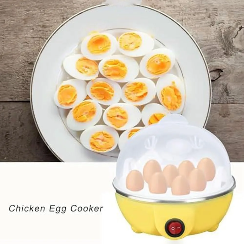 Electric Egg Boiler, 7 Egg Capacity Egg Cooker with Automatic Shut-Off, BPA-Free Multi-Functional Egg Maker & Steamer for Soft, Medium & Hard-Boiled Eggs thumbnail 4