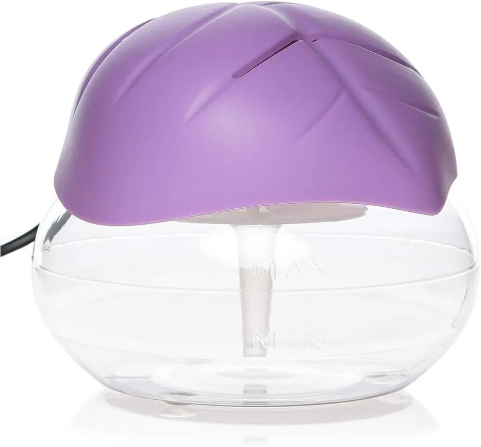 Leaf Shaped Electrical Water Air Refresher Air Revitalizer Air Purifier Air Humidifier-Purple