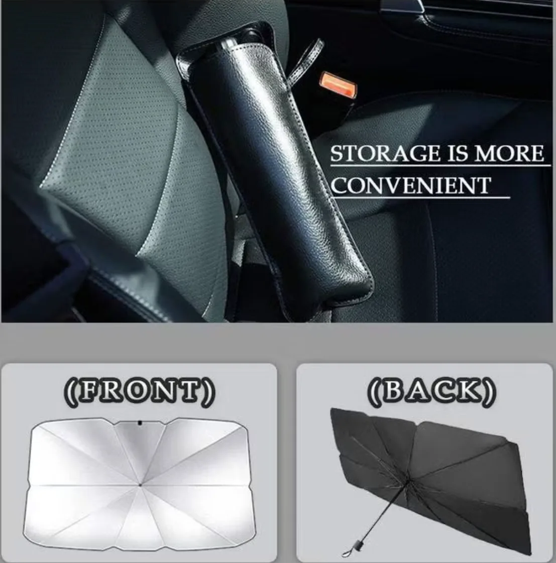 Foldable Car Windshield Sun Shade thumbnail 2