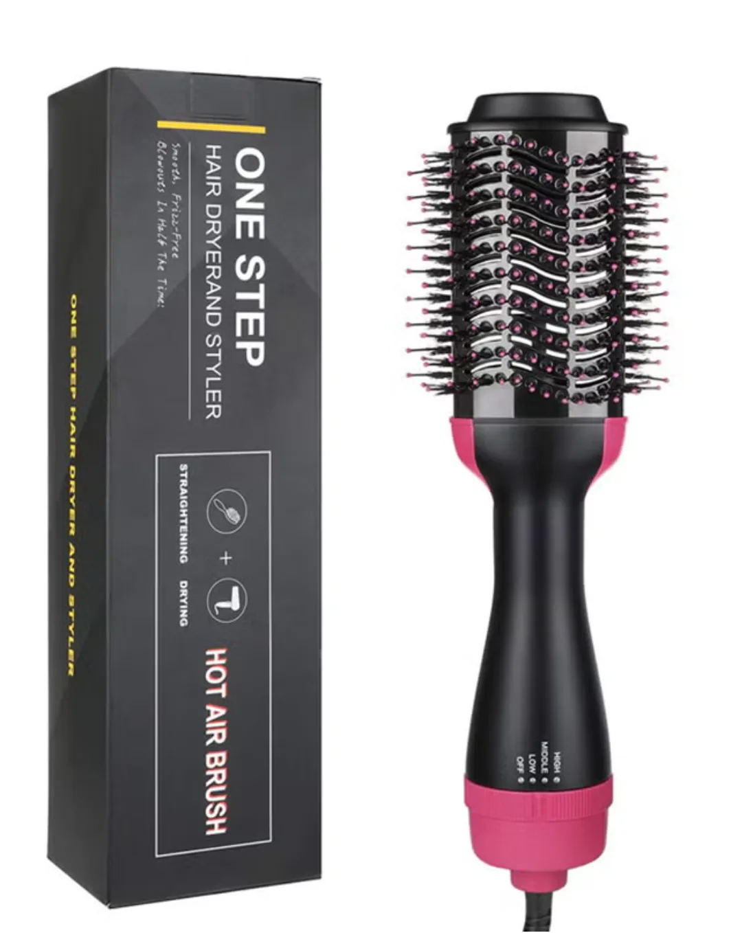 One Step Hair Dryer And Styler Brush Comb