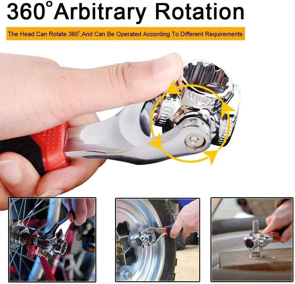 Universal Wrench 48 in 1 Socket Multifunction Tool with 360 Degree Rotating Head, Spanner for Home and Car Repair thumbnail 3