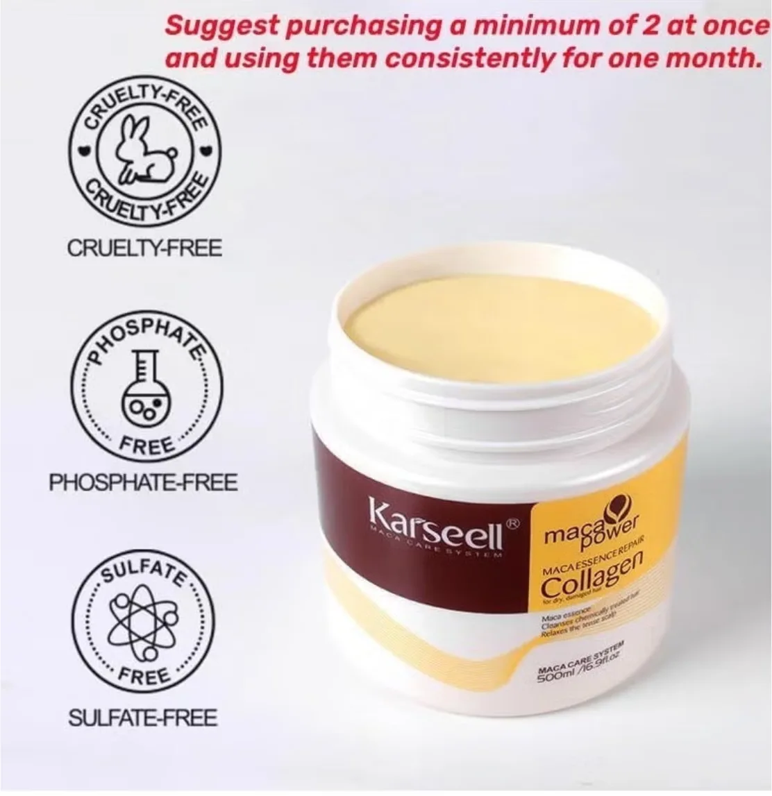 Collagen Hair Mask 500ml thumbnail 4