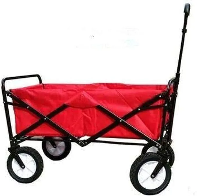 Folding camping multi-function shopping cart R-2022, red shopping trolley thumbnail 4