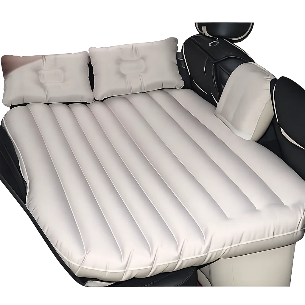 Car Travel Bed 138 * 85 45Cm Suv Air Mattresses Inflatable For Camping Children Rear Double Adjustable Sleeping Pad Airbed Seat Cover Cushion Flocking Cloth Mvp With Pump