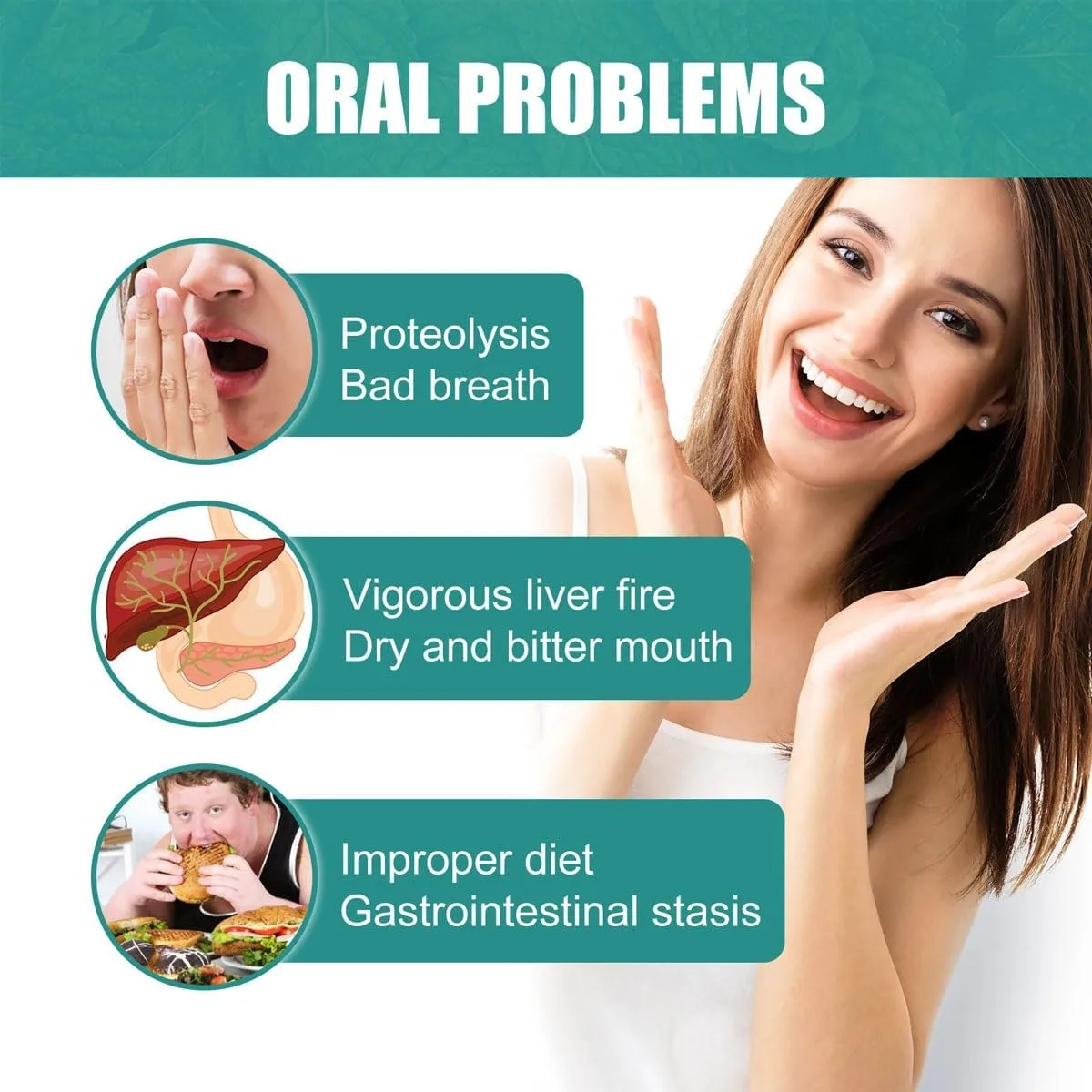 Fresh Breath Oral Care Essence - Clean Teeth Gel, Natural Breath Freshening Drops - Easy to Carry thumbnail 4