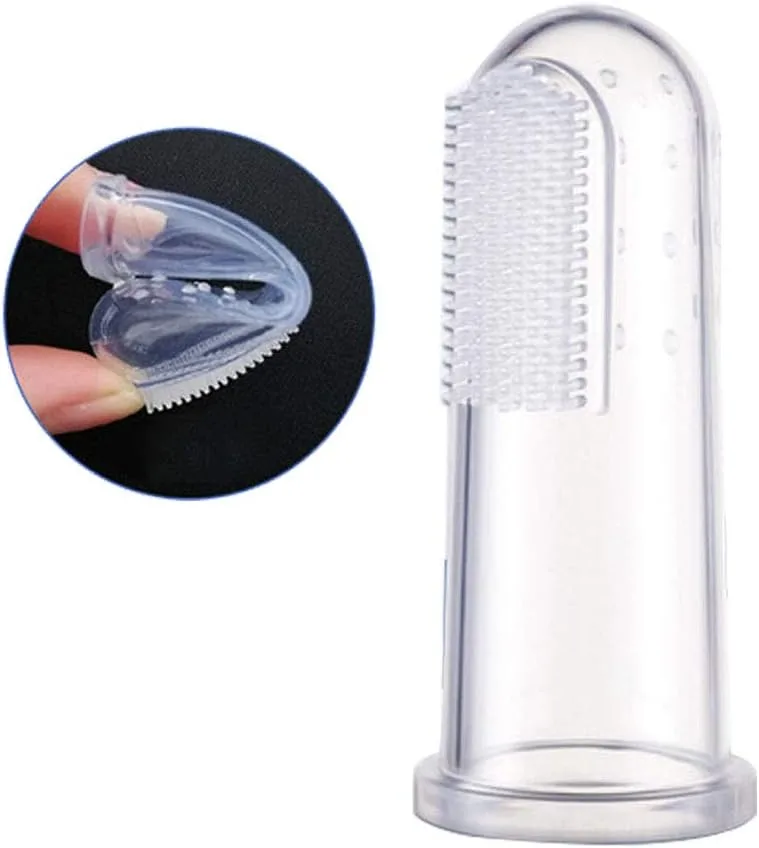 Safe Silicone Baby Finger Deciduous Toothbrush thumbnail 3