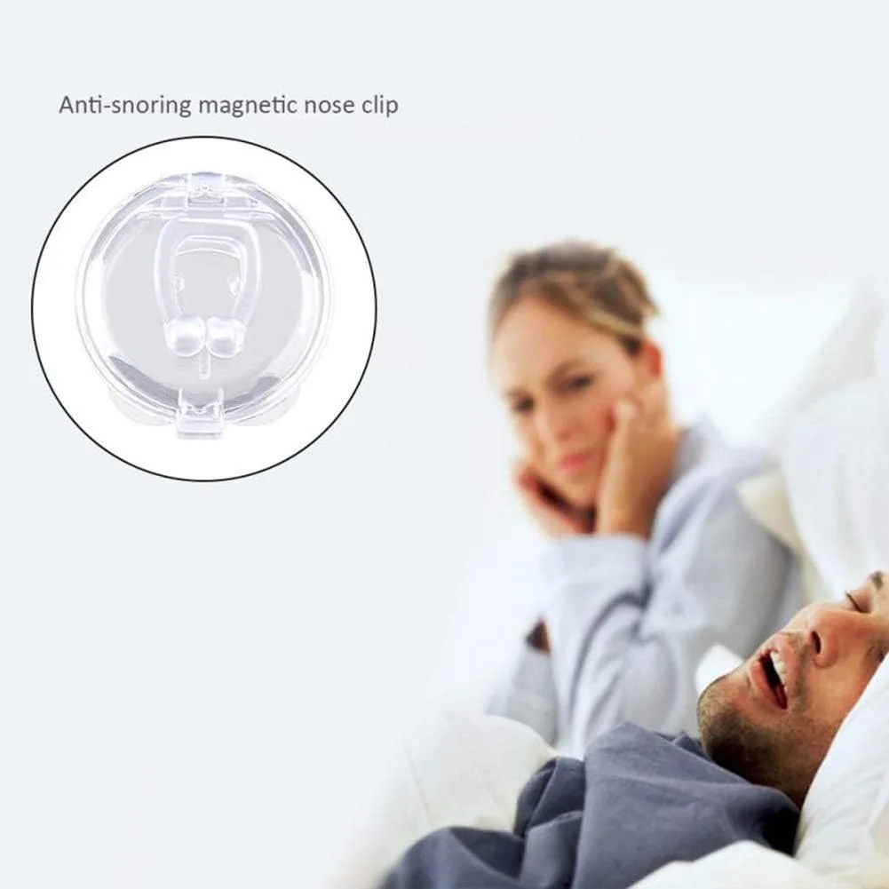 Anti Snoring Devices Snoring Solution,Silicone Magnetic Anti Snore Nose Clip, Professional Sleeping Aid Relieve Snore thumbnail 3