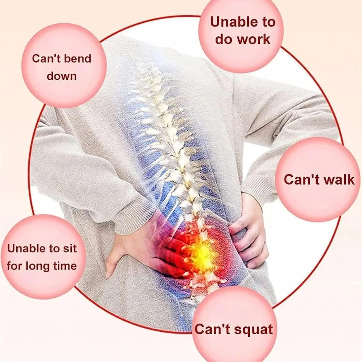 New Upgrade Lumbar Spine Cold Gel Spray,Lumbar Pain Relief Herbal Spray，Knee Pain Relief Cold Compress Gel Spray, Cold Compress Gel For Neck, Shoulder,Joint Relief Herbal Mist thumbnail 2