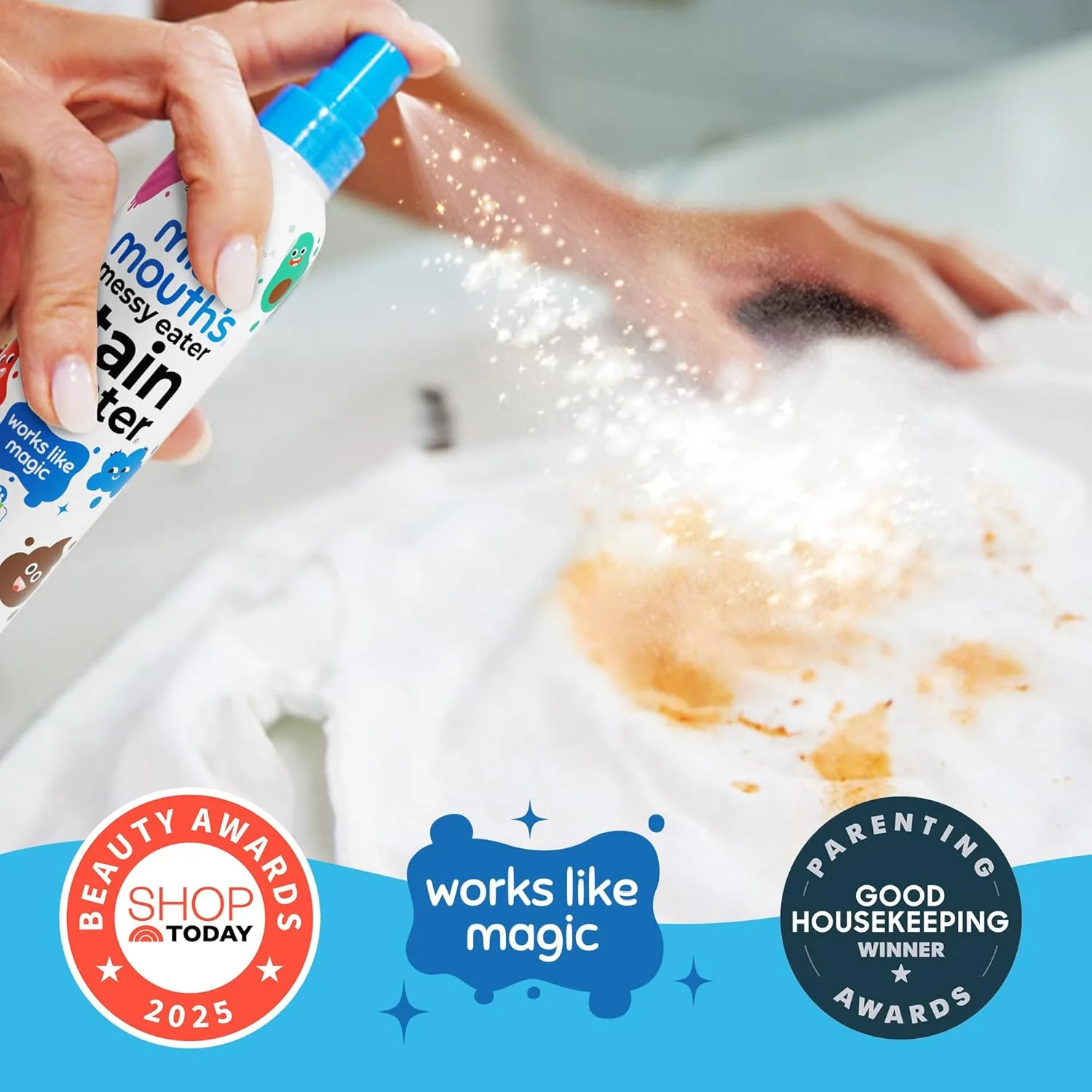 Generic Messy Eater Stain Treater Spray - 4oz Stain Remover (a parental essential non toxic and effective) thumbnail 9