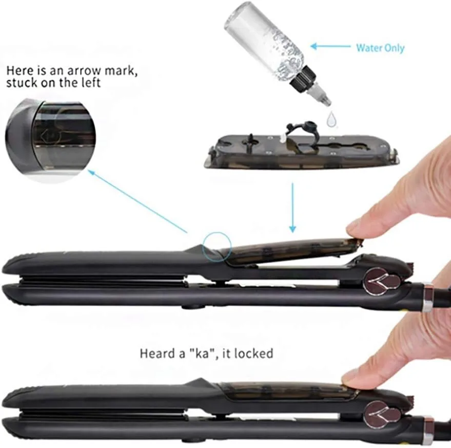 Professional Multi-function Ceramic Spray Steam Hair Straighteners thumbnail 5