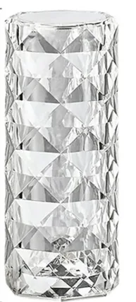 Crystal Diamond Color Changing Creative Romantic Rose Acrylic Led Light For Bedroom Living Room Touch Control Bedside Lamp With Usb Port
