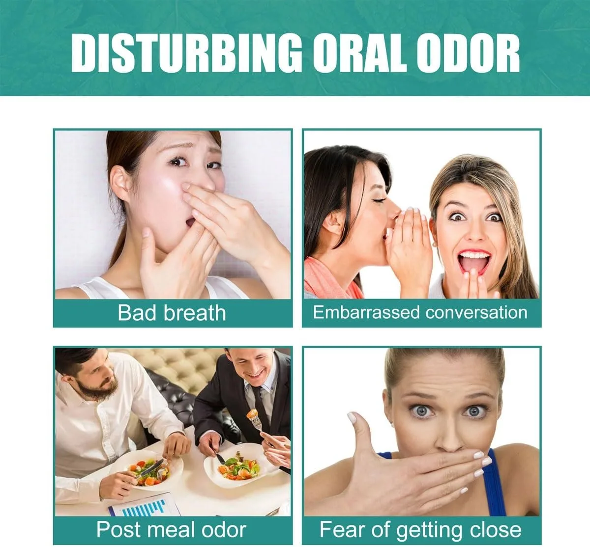 Fresh Breath Oral Care Essence - Clean Teeth Gel, Natural Breath Freshening Drops - Easy to Carry thumbnail 5