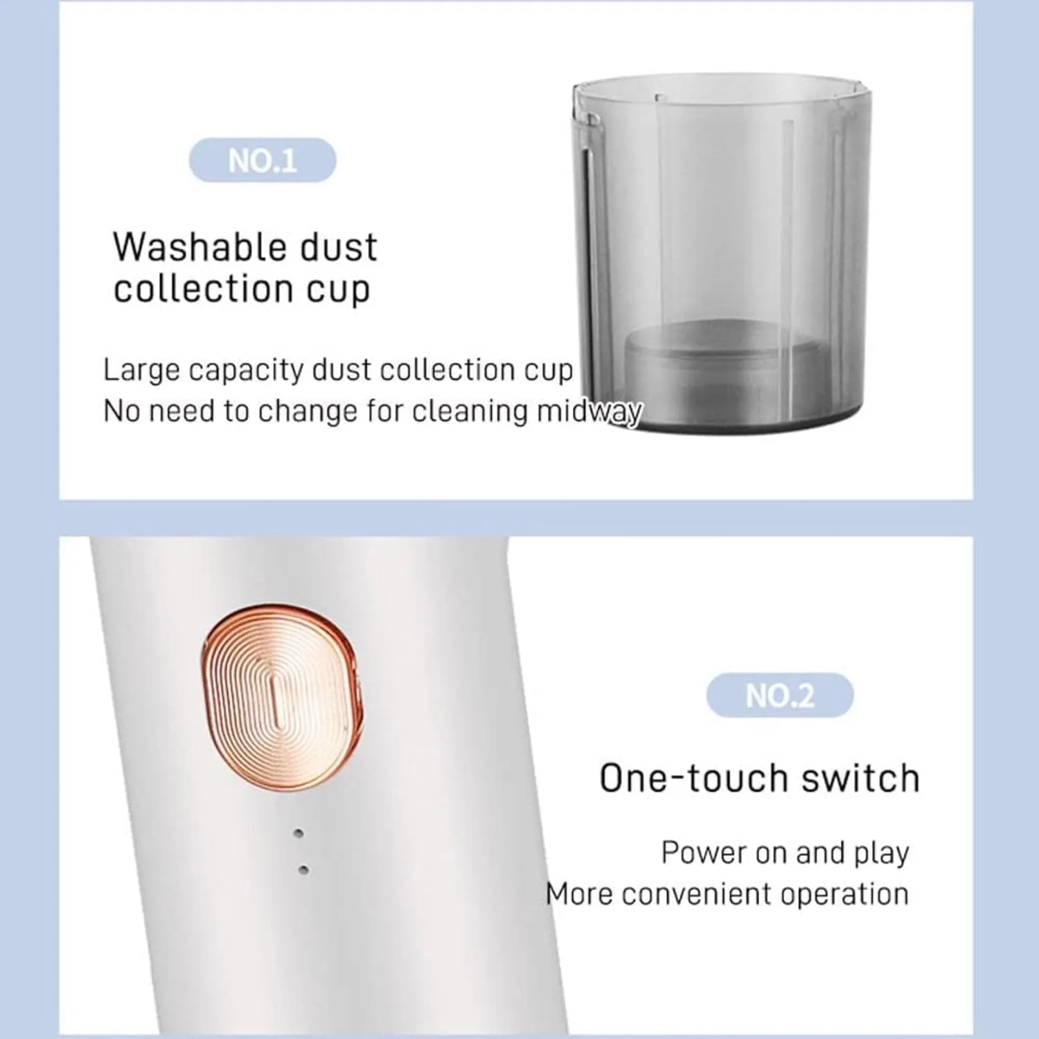 Vacuum Cleaner Mites Removal Instrument,Wireless Handheld Mattress Cleaner hine UV Deep Cleaning 7500Pa Dust Mite Remover for Upholstery & Mattresses thumbnail 4