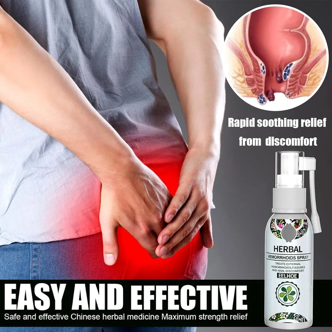 EELHOE Herbal Hemorrhoids Spray - Soothing Relief with Natural Ingredients - Fast-Acting Formula for Hemorrhoid Discomfort thumbnail 2