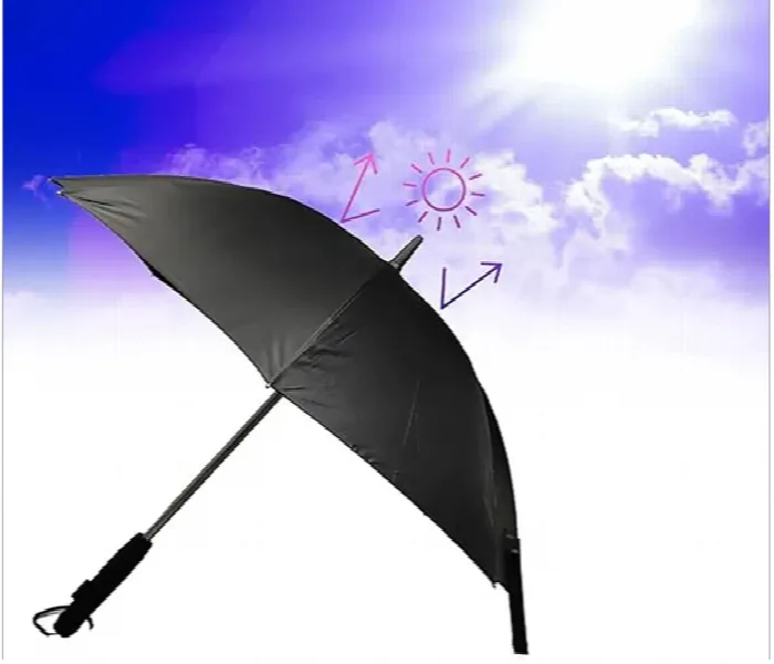Cooling Fan Umbrella Water Spray Uv Protection Semi Automatic Open thumbnail 3