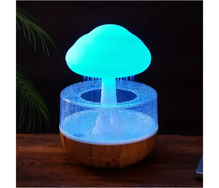 Rain Cloud Air Humidifier Aromatherapy With 7 Colours Led Lights And Raindrops Sound For Relaxing Sleep thumbnail 7