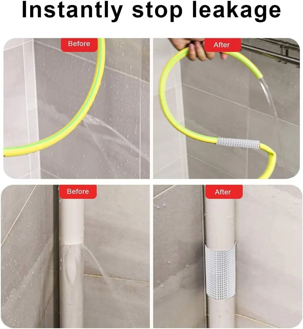Super Waterproof Tape, Outdoor Leak Repair Aluminum Butyl Tape, Permanent Leak Proof All Weather Patch, UV Resistant Pipe Awning Sail Roof Window Sealing thumbnail 4