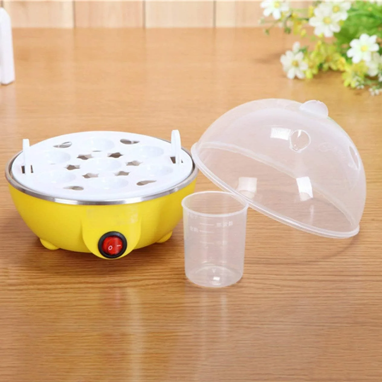 Multi-function Electric Egg Cooker 7 Eggs Capacity Auto-off Fast Egg Boiler Steamer Cooking Tools Kitchen Tools thumbnail 6