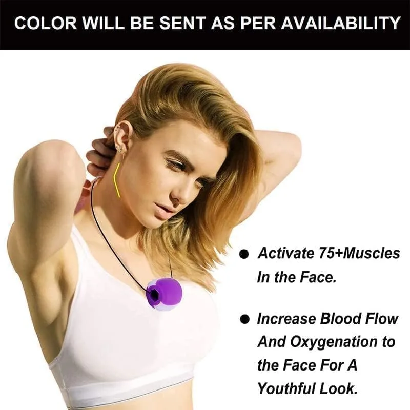 Jawline Exerciser Tool, Double Chin Reducer for Women & Men, Face Fat Reducer, Jawline Shaper, Slim & Tone Face & Neck, Jaw Liner Tool for Men & Women thumbnail 4