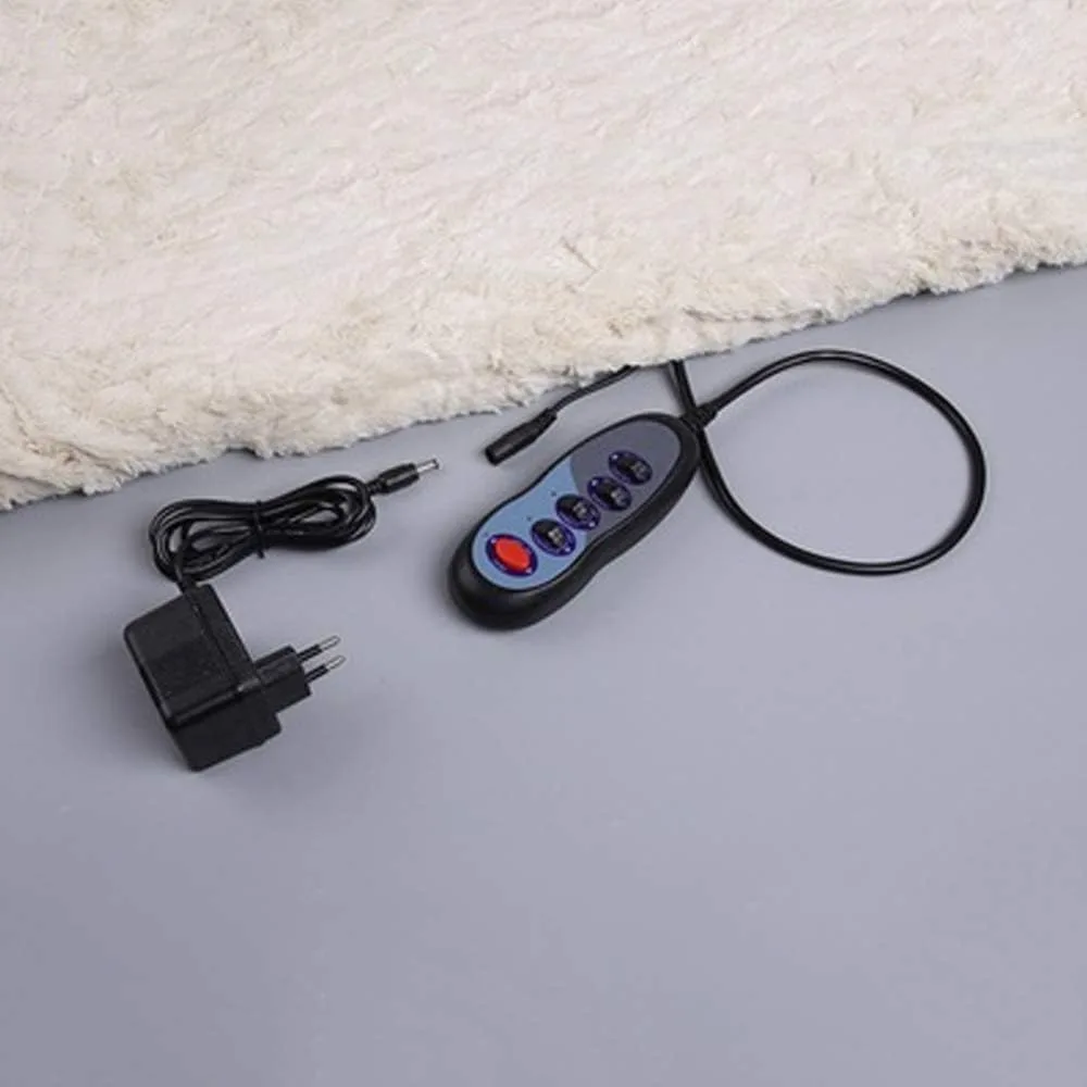 Full Body Massager Bed Mattress At Home Adjustable Remote Controller Vibration Heat Massage Sofa Mat Cushion Smart Super Soft Surface thumbnail 6