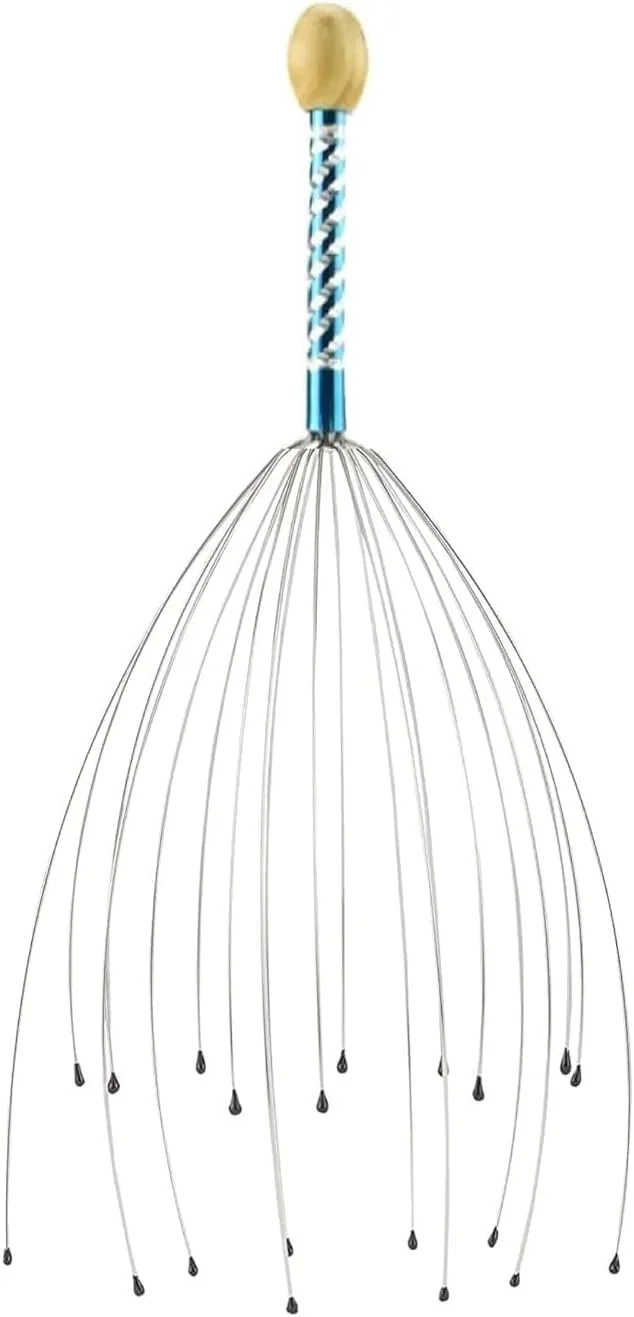 Auto Head Massager | Hand Held Scalp Massager for Pain Relief, Hair Growth & Relaxation | Octopus Pointer